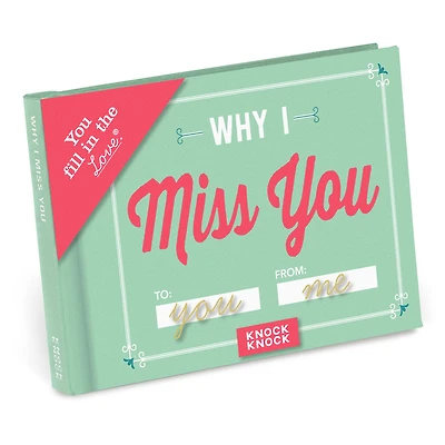 Why I Miss You Fill-in-the-Blank Book for only USD 10.00 | Hallmark