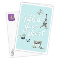 Follow Your Heart Paris Vibe Custom Encouragement Card for only USD 4.99 | Hallmark