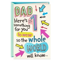 #1 Daughter Funny Card for Dad With Pin for only USD 6.59 | Hallmark