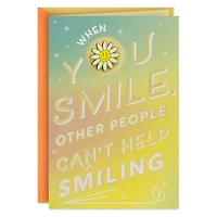 You Make the World a Happier Place Birthday Card With Wearable Pin for only USD 9.99 | Hallmark