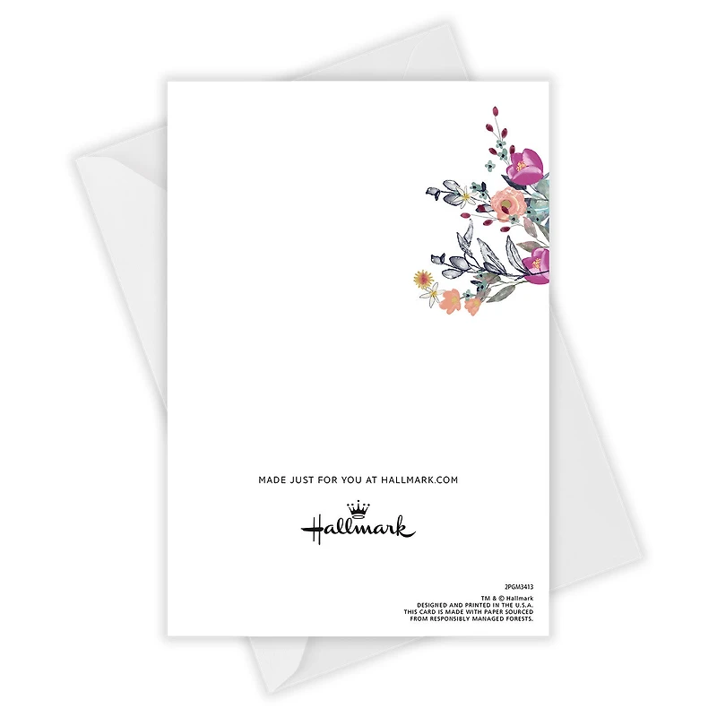 Modern Floral Wreath Custom Anniversary Card for only USD 4.99 | Hallmark