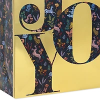 13" Joy on Metallic Gold Large Christmas Gift Bag for only USD 4.99 | Hallmark