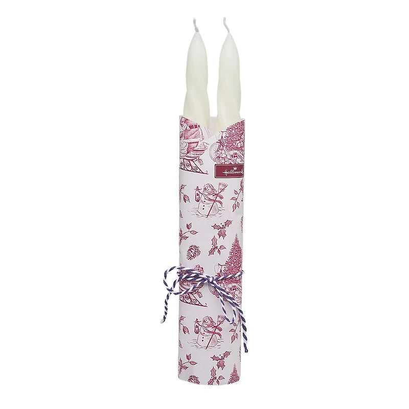 White Spiral Taper Candles, Set of 2 for only USD 9.99 | Hallmark