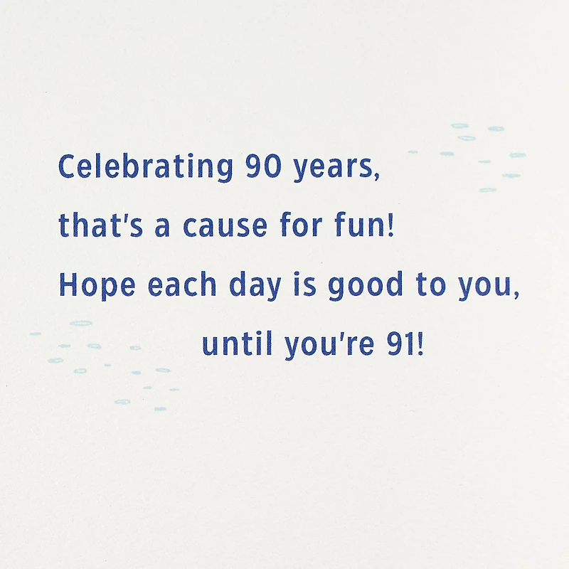 Life, Love and All the Joy 90th Birthday Card for only USD 5.99 | Hallmark