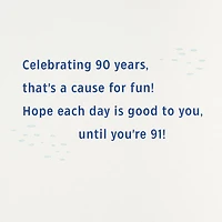 Life, Love and All the Joy 90th Birthday Card for only USD 5.99 | Hallmark