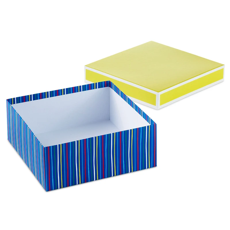 10" Square Vertical Stripes Gift Box for only USD 10.99 | Hallmark
