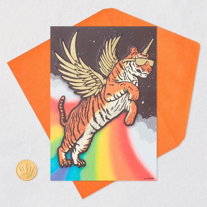 Almost Too Awesome Flying Tiger Card for only USD 4.49 | Hallmark