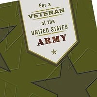 U.S. Army Thank You for Your Service Veterans Day Card for only USD 2.99 | Hallmark