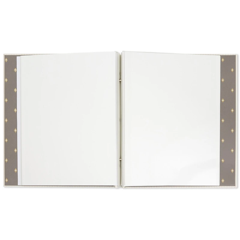 A Life Remembered Taupe Striped Refillable Photo Album for only USD 39.99 | Hallmark