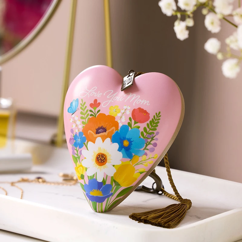 Demdaco Love You Mom Floral Art Heart for only USD 22.99 | Hallmark