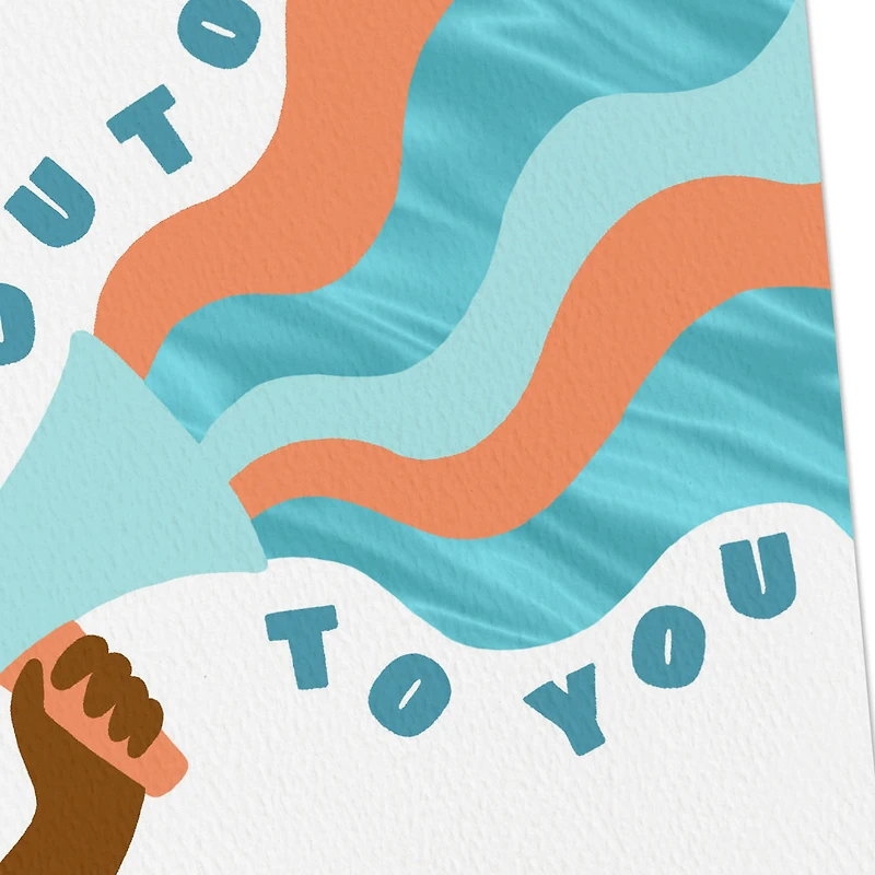 Shoutout to You for Making My Life Better Card for only USD 3.99 | Hallmark