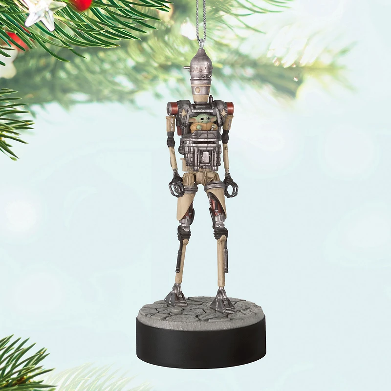 Star Wars: The Mandalorian™ Grogu™ Operating IG-12™ Ornament With Sound for only USD 34.99 | Hallmark