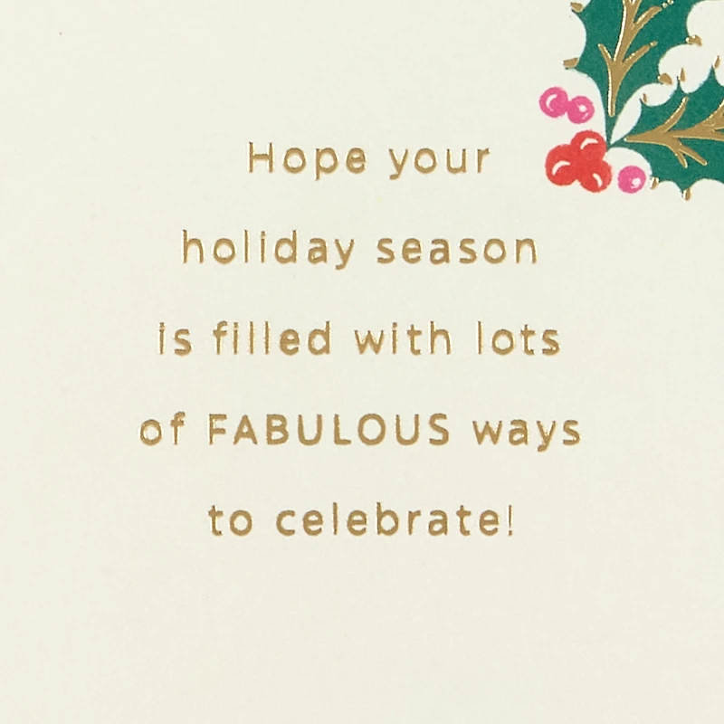 Fabulous Ways to Celebrate Christmas Card for only USD 4.99 | Hallmark