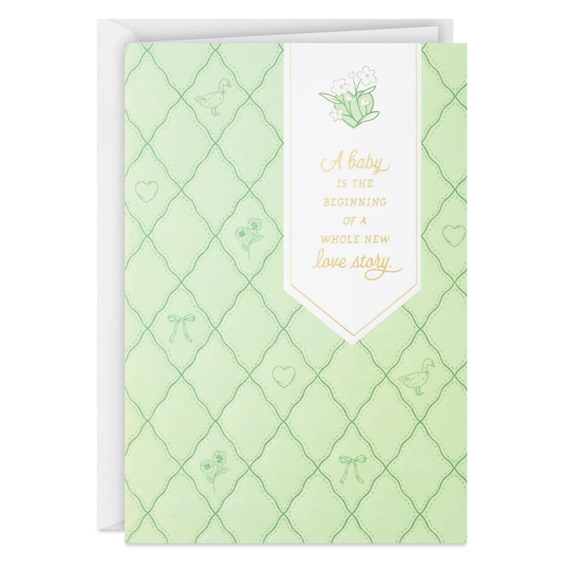 A Whole New Love Story New Baby Card for only USD 4.99 | Hallmark