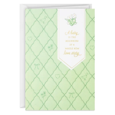 A Whole New Love Story New Baby Card for only USD 4.99 | Hallmark