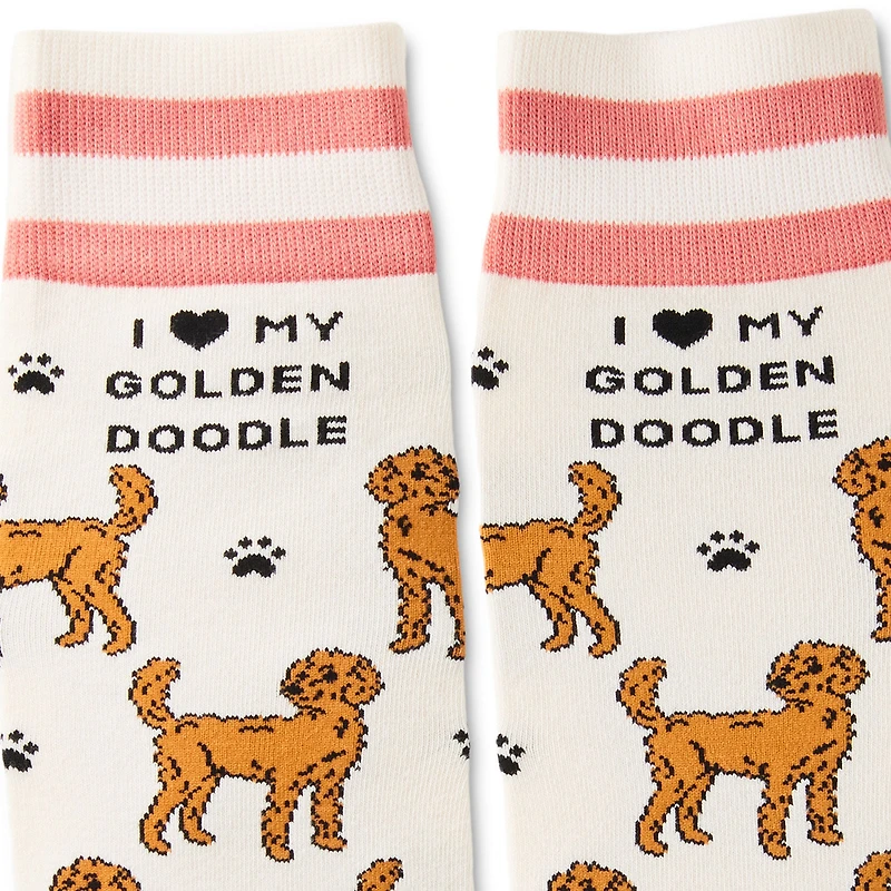 I Love My Goldendoodle Crew Socks for only USD 12.99 | Hallmark