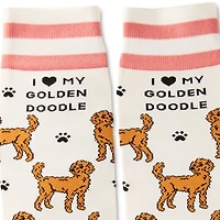 I Love My Goldendoodle Crew Socks for only USD 12.99 | Hallmark