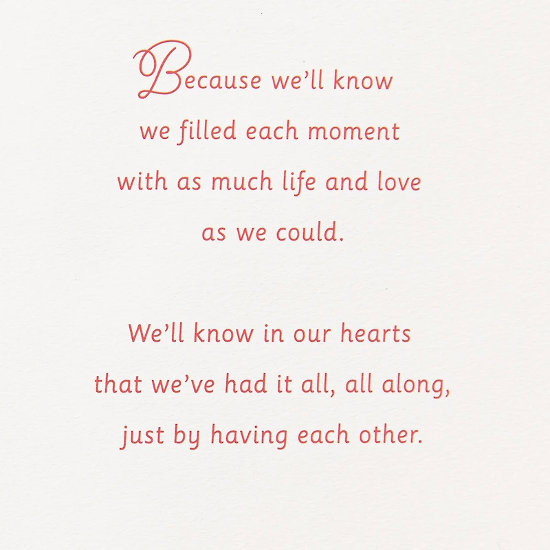 We'll Always Have Each Other Christmas Card for Wife for only USD 7.99 | Hallmark