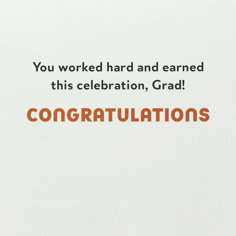 You Earned This Celebration Musical Graduation Card with Light for only USD 8.99 | Hallmark