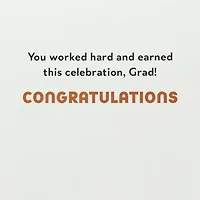 You Earned This Celebration Musical Graduation Card with Light for only USD 8.99 | Hallmark