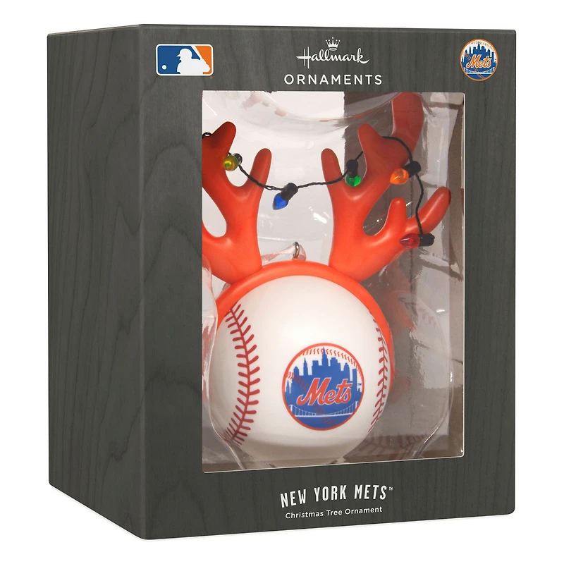 MLB New York Mets™ Reindeer Baseball Hallmark Ornament for only USD 12.99 | Hallmark
