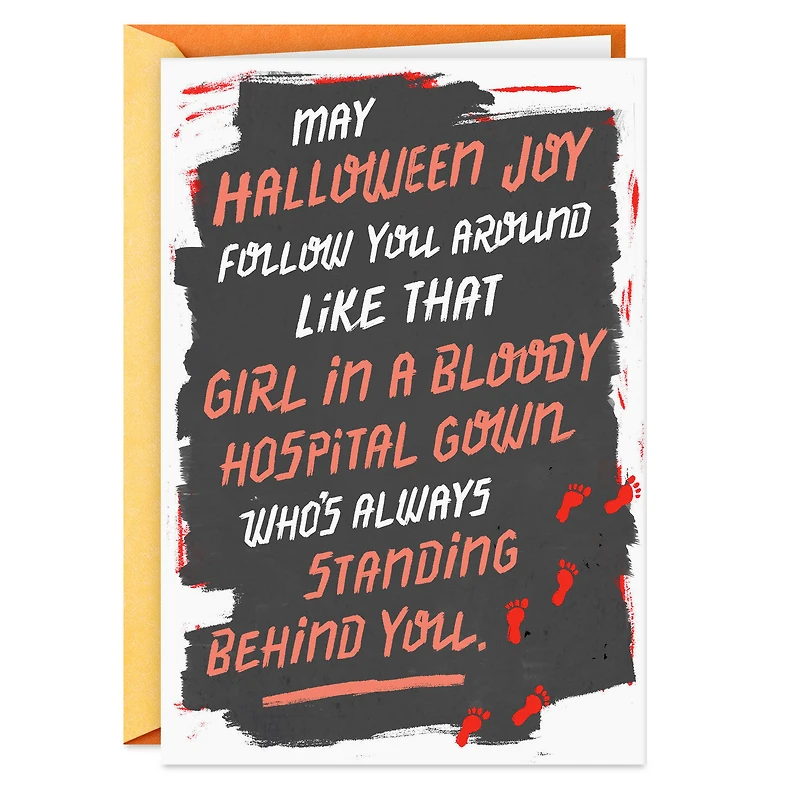 Creepy Hospital Gown Girl Funny Halloween Card for only USD 3.69 | Hallmark
