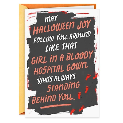 Creepy Hospital Gown Girl Funny Halloween Card for only USD 3.69 | Hallmark