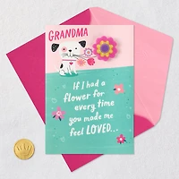 Garden of Love Mother's Day Card for Grandma with Detachable Felt Pin for only USD 7.59 | Hallmark