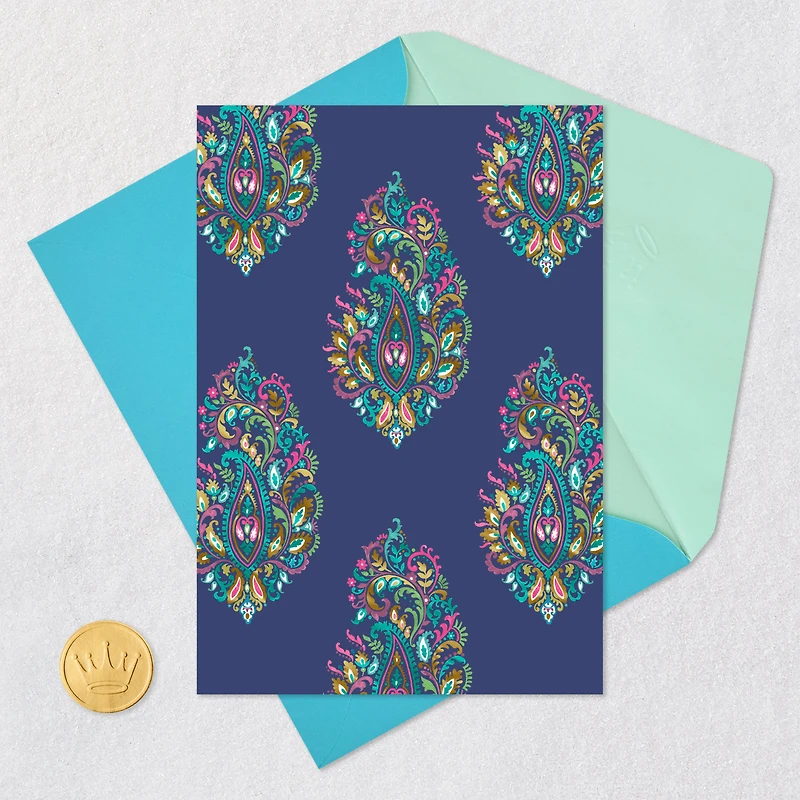 Elegant Paisley Pattern Blank Card for only USD 3.99 | Hallmark