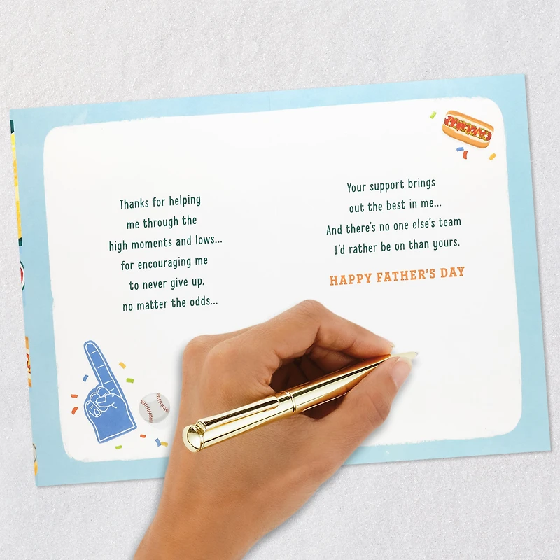No Other Team I'd Rather Be On Than Yours Father's Day Card for Dad for only USD 6.59 | Hallmark