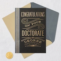 Dedication and Hard Work Graduation Card for Doctorate for only USD 4.59 | Hallmark