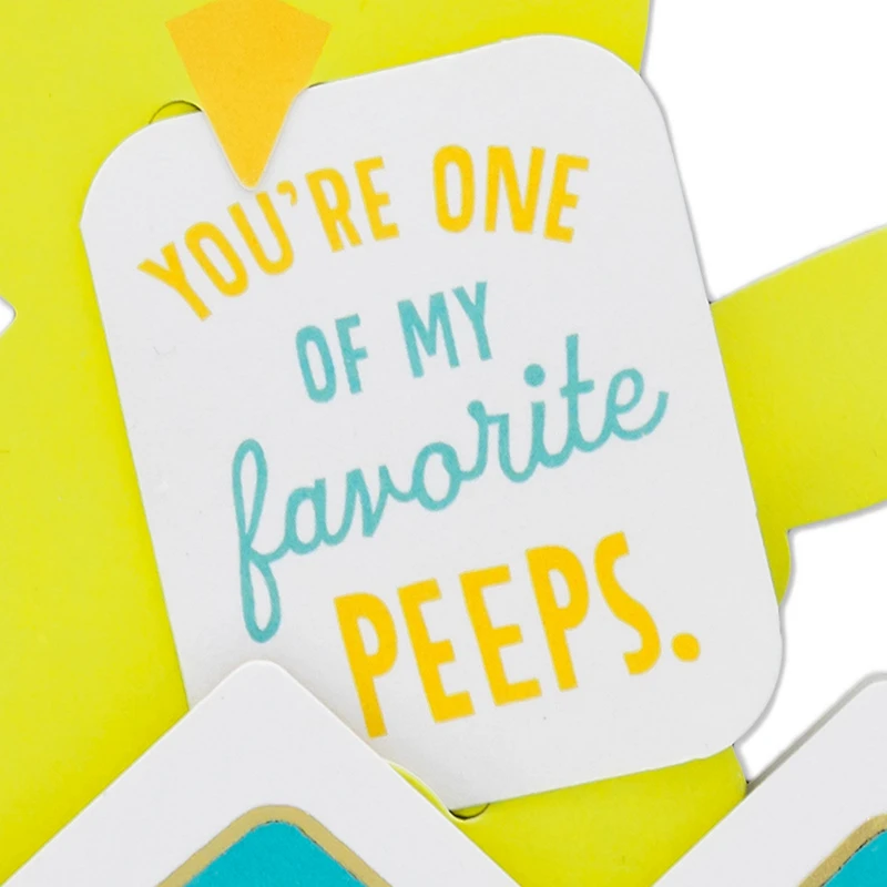 Chick Popping Out of Egg Paper Craft Easter Card With Mini Card Reveal for only USD 5.99 | Hallmark