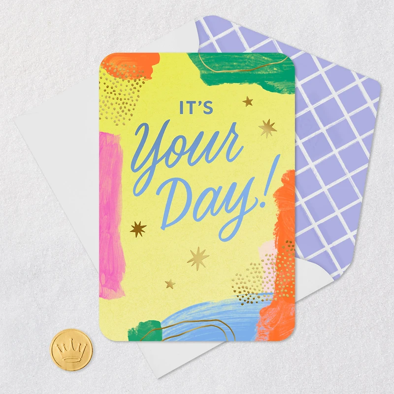 It's Your Day to Celebrate Card for Kids for only USD 2.99 | Hallmark
