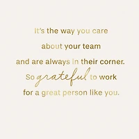 Grateful to Work for You Boss's Day Card for only USD 4.59 | Hallmark