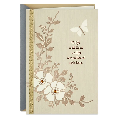 Remembered With Love Sympathy Card for only USD 6.99 | Hallmark