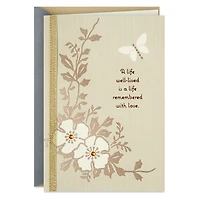 Remembered With Love Sympathy Card for only USD 6.99 | Hallmark