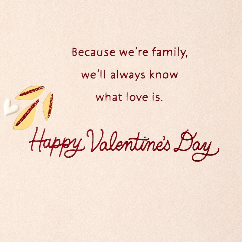 Love Is a Family Thing Valentine's Day Card for only USD 4.99 | Hallmark