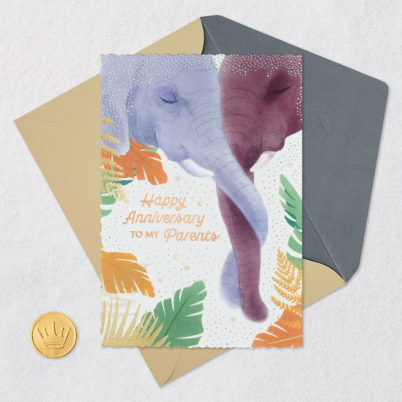 A Day for Celebrating Anniversary Card for Parents for only USD 5.99 | Hallmark