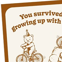 You Survived Growing Up With Me Funny Birthday Card for Sibling for only USD 3.99 | Hallmark