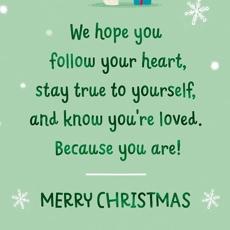 Follow Your Heart and Know You're Loved Christmas Card for Granddaughter for only USD 3.99 | Hallmark