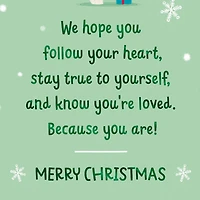 Follow Your Heart and Know You're Loved Christmas Card for Granddaughter for only USD 3.99 | Hallmark