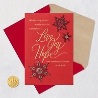 Love, Joy, Hope Christmas Card for Daughter and Husband for only USD 5.59 | Hallmark
