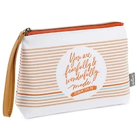Wonderfully Made Striped Canvas Pouch With Wrist Strap for only USD 16.99 | Hallmark