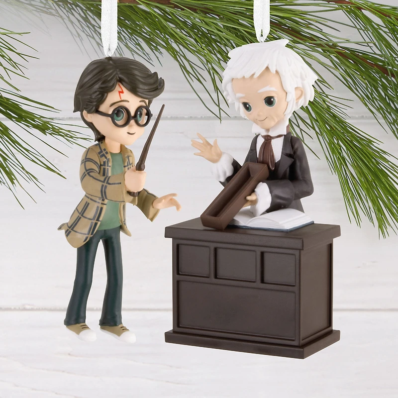 Harry Potter™ and Garrick Ollivander™ Hallmark Ornaments, Set of 2 for only USD 28.99 | Hallmark