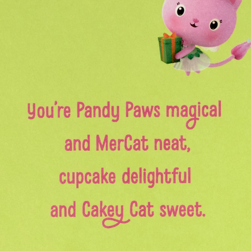 Gabby's Dollhouse Cat-titude Birthday Card with Stickers for only USD 6.99 | Hallmark