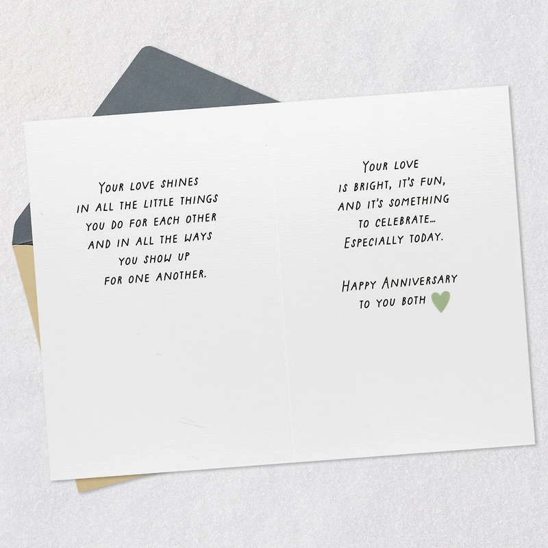 Your Love Shines Anniversary Card for only USD 4.99 | Hallmark