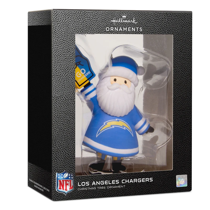 NFL Los Angeles Chargers Santa Fan Hallmark Ornament for only USD 12.99 | Hallmark
