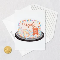 Yay Party Cake Celebration Card for only USD 3.99 | Hallmark