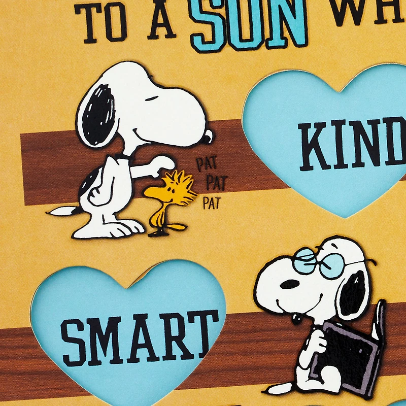 Peanuts® Snoopy Kind, Smart and Charming Birthday Card for Son for only USD 5.99 | Hallmark