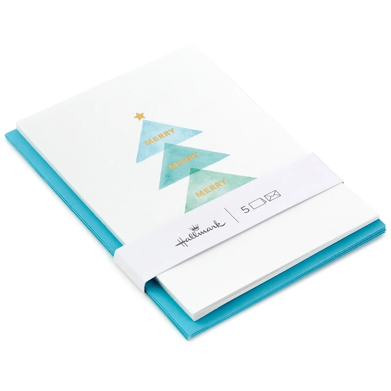 Christmas Tree Triad Packaged Christmas Cards, Set of 5 for only USD 5.00 | Hallmark